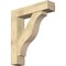 Ekena Millwork Funston Block Rough Sawn Bracket w/ Offset Brace, Douglas Fir, 8"W x 34"D x 40"H BKT0806X34X40FST05RDF - alternate 1
